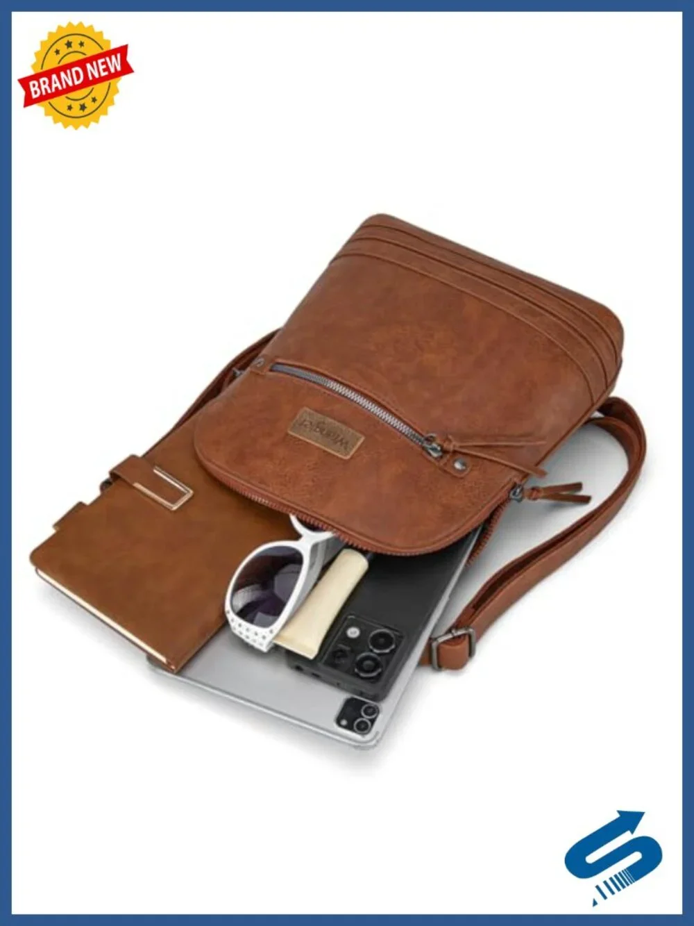 PU Leather Mini Backpack Purse for Women Travel Work Daypack